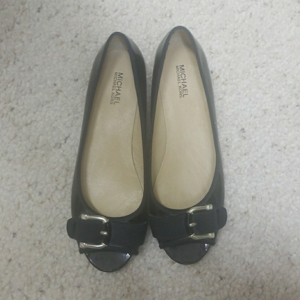 Black MK flats